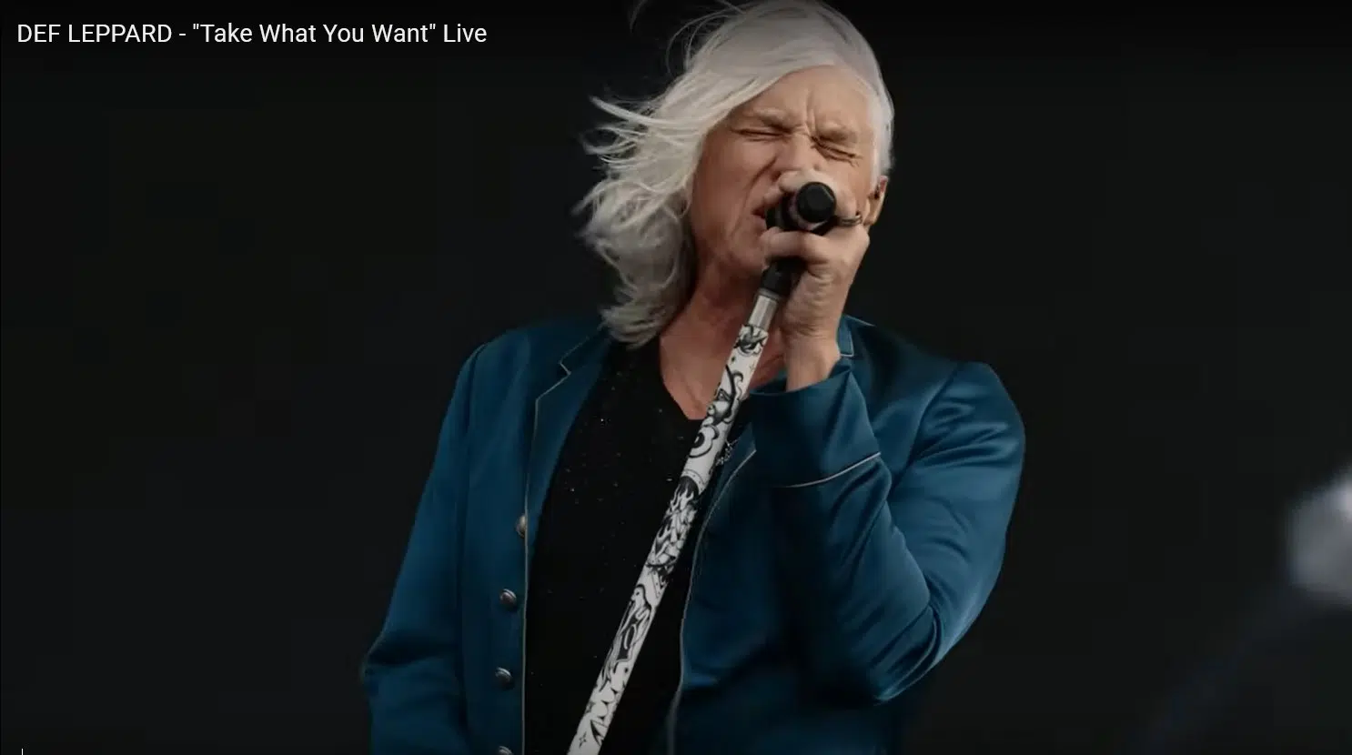 DEF LEPPARD RELEASES LIVE VIDEO FOR 'TAKE WHAT YOU WANT'