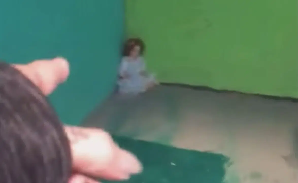 Woman is Scared by a Porcelain Doll Prank