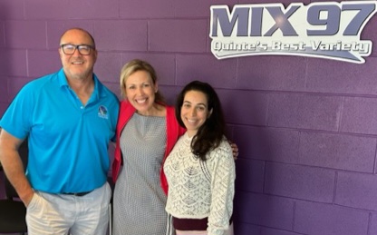 MP Shelby Kramp-Neuman visits Sean & Mariam in the MIX 97 studio