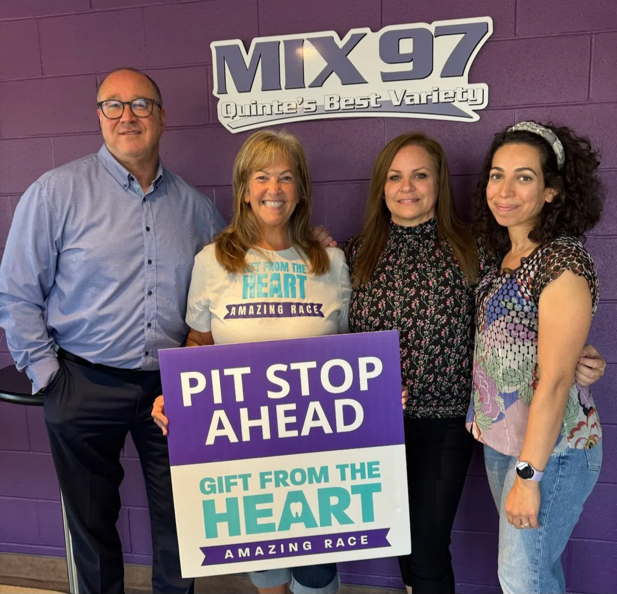 Sean & Mariam welcome organizers from Gift from the Heart - they're holding the Amazing Race on October 3rd