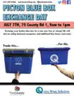 Blue Box exchange day in Picton