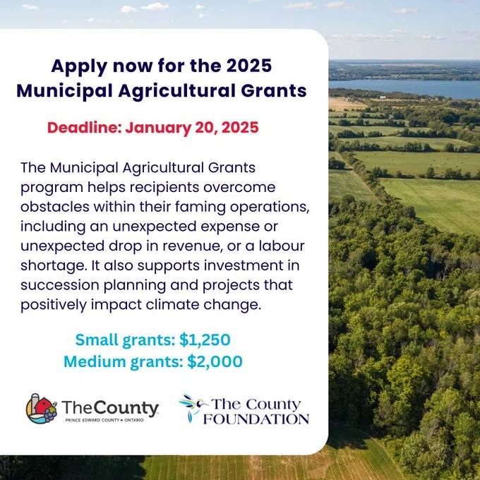 Apply for a Municipal Agricultural Grant in PEC