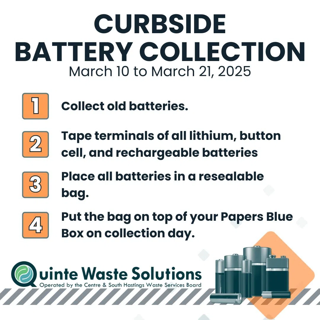 Curbside Battery Collection Returns in March