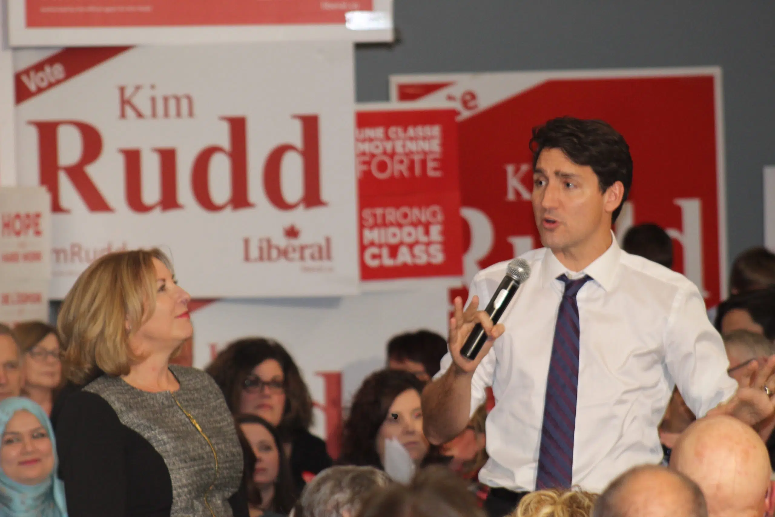 Full house for Justin Trudeau Cobourg visit