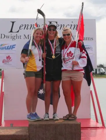 Moynes medals at World Barefoot Championships