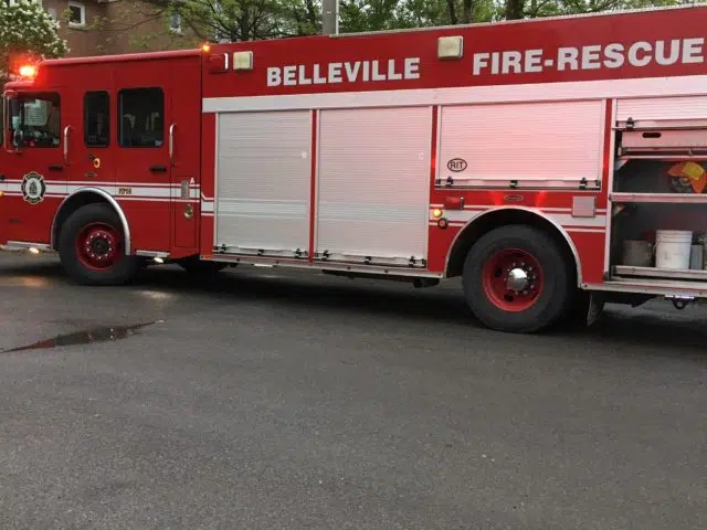 Transport fire in Belleville