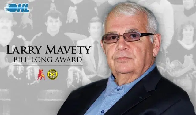 "Mav" honoured by OHL for outstanding contributions
