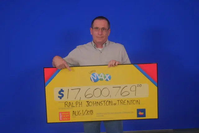 Trenton man cashes massive Lotto Max win