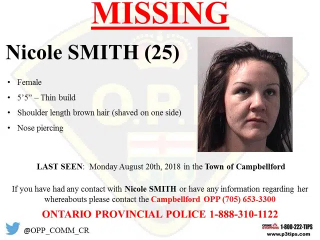 Trent Hills woman still missing