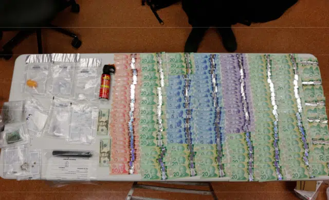 Purple fentanyl, heroin, cash and more seized in Napanee raid