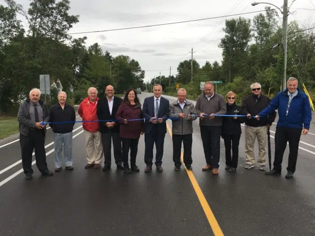Rednersville Road officially opened