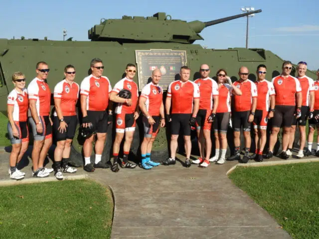 Bike ride celebrates military heroes