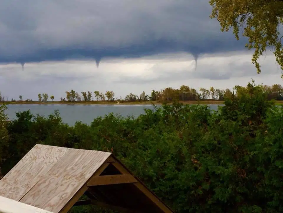 Waterspouts spotted in Prince Edward County