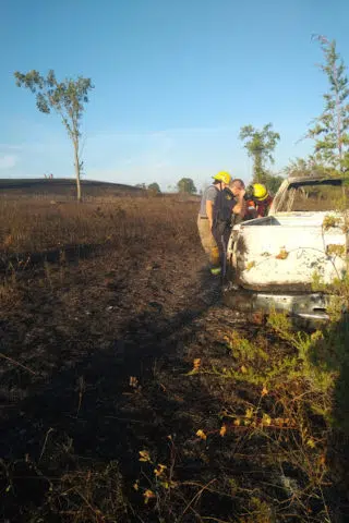Large swamp fire in Murray Marsh