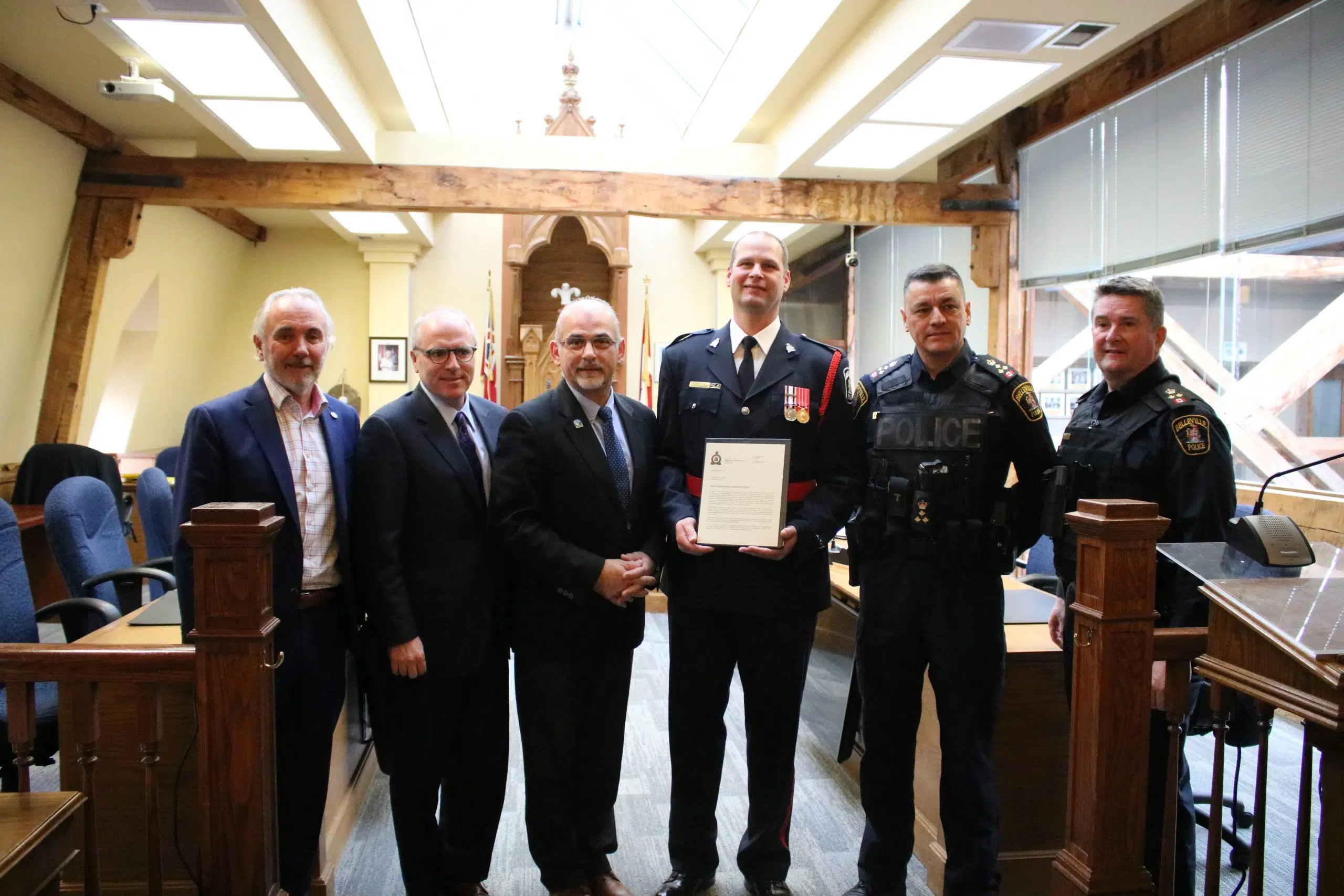 Police Services Board bestows honours for life saving and service