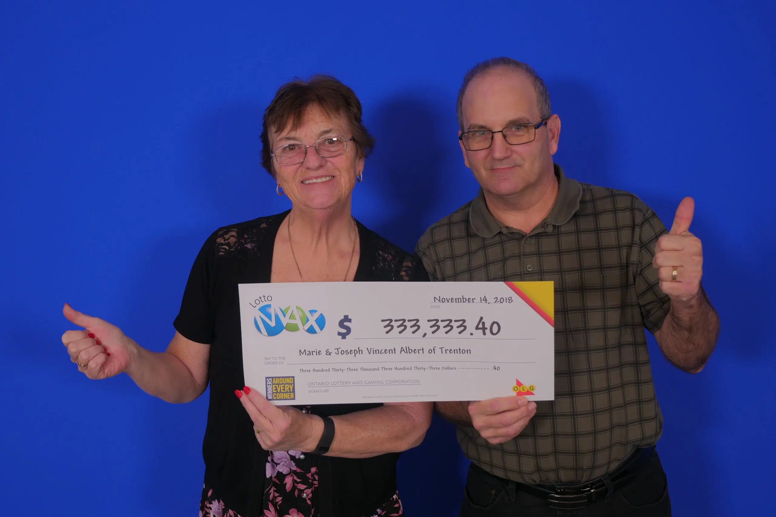Trenton couple wins Maxmillions prize