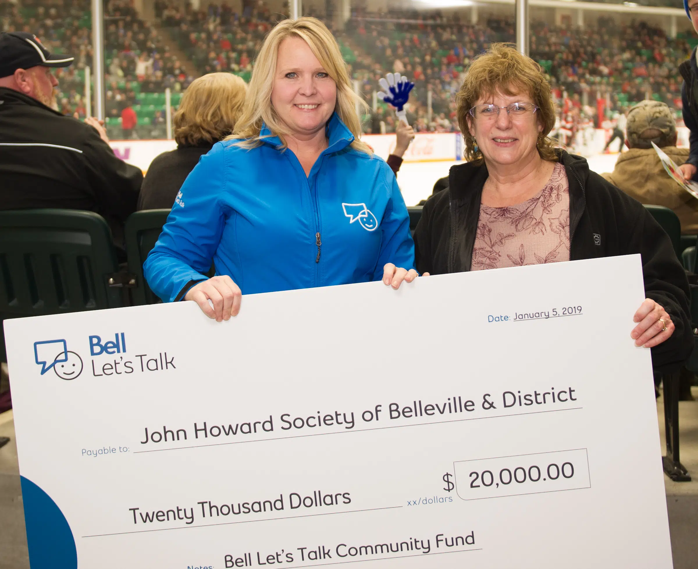 Bell helping with mental and physical well being around Quinte