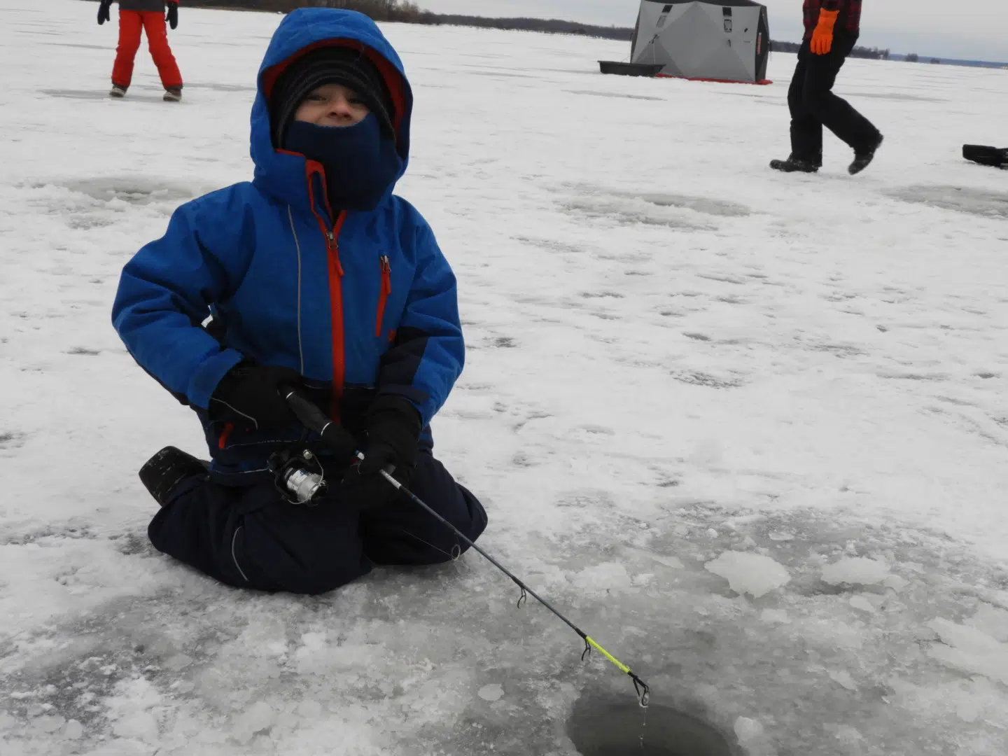 Ice fishing with cops delayed