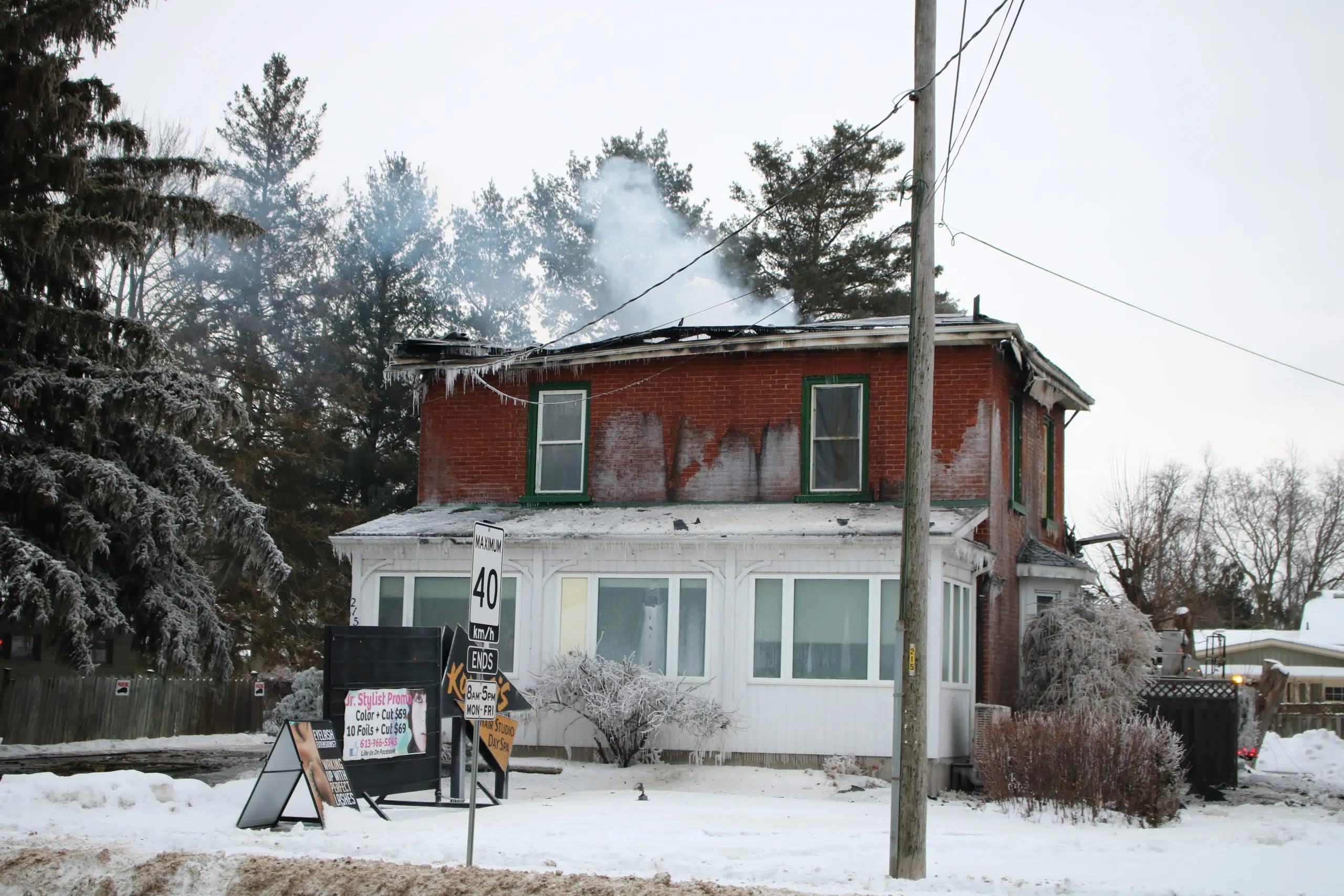 UPDATE: Komosis Hair Studio fire
