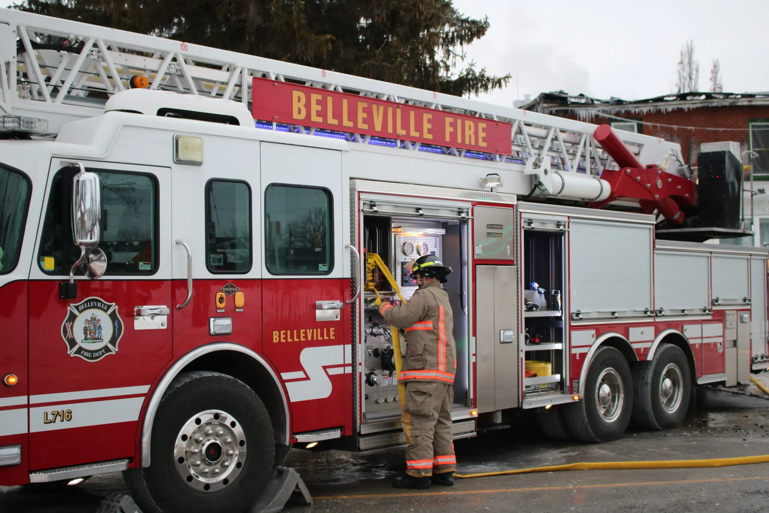 Residents freeze after dryer fire