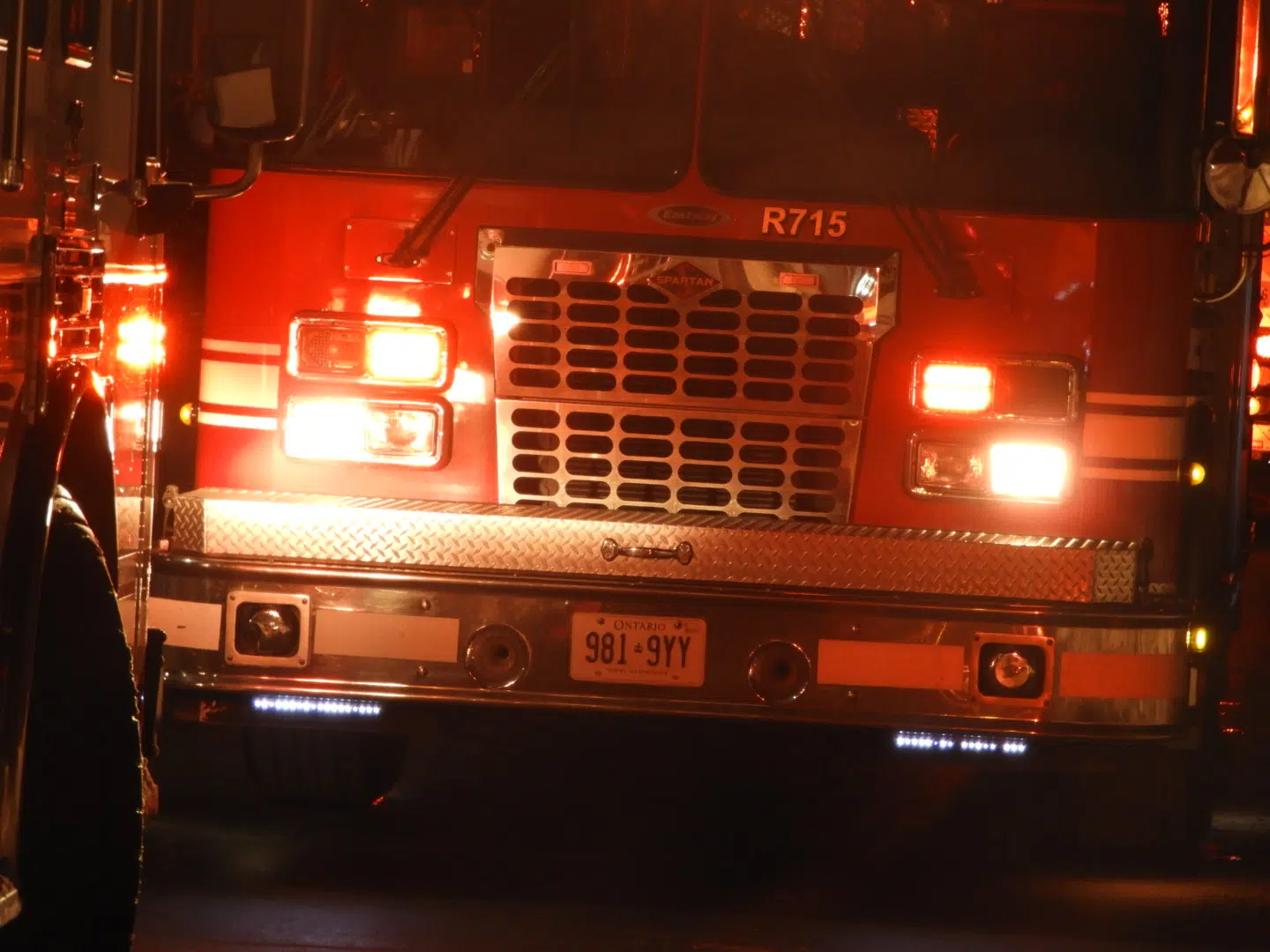 Structure fire in Madoc Township