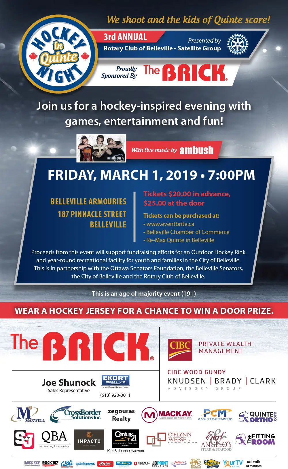 Friday is Hockey Night in Quinte