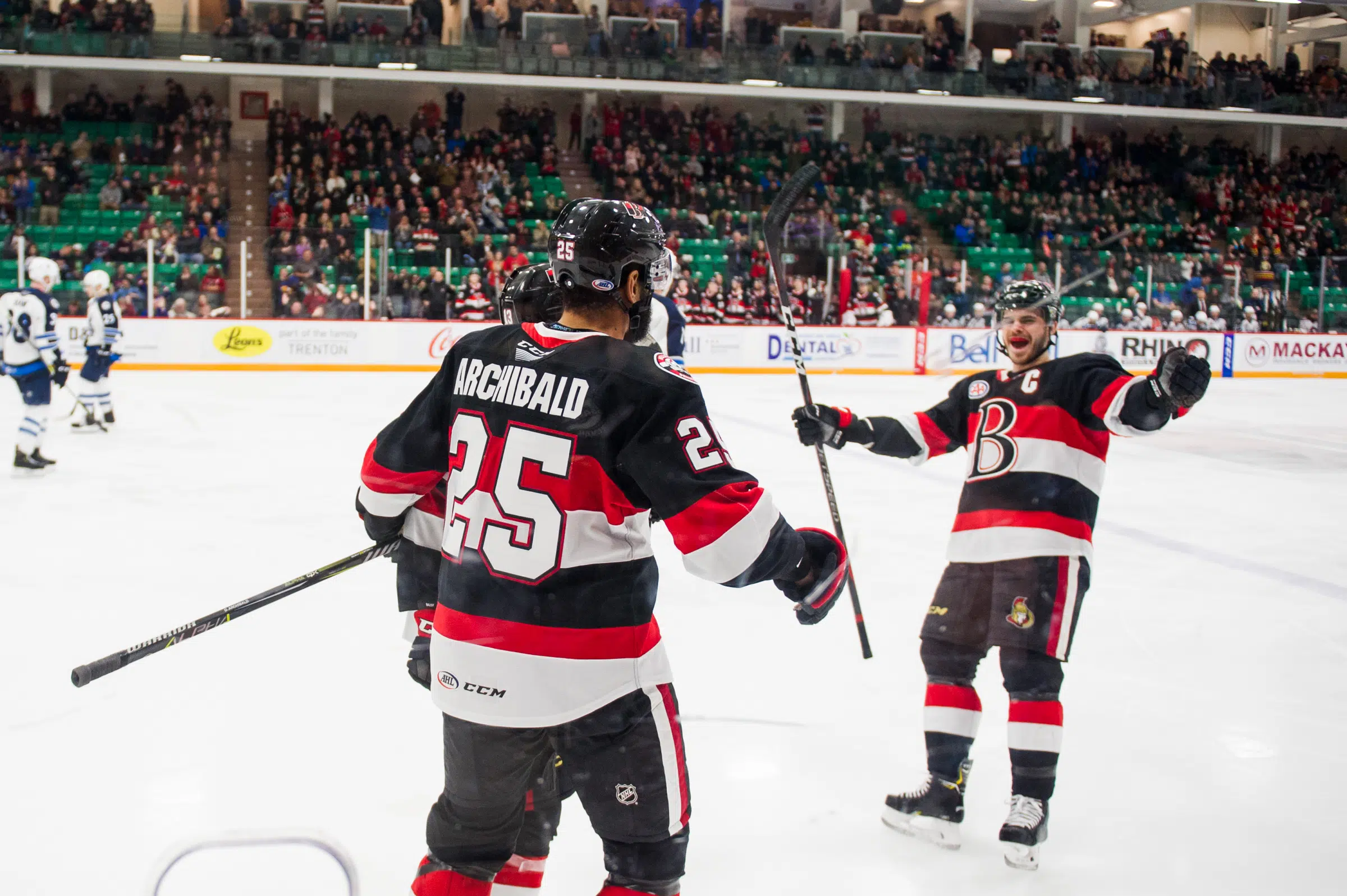 Archibald leads B-Sens' arsenal, Hogberg perfect, in win over Moose