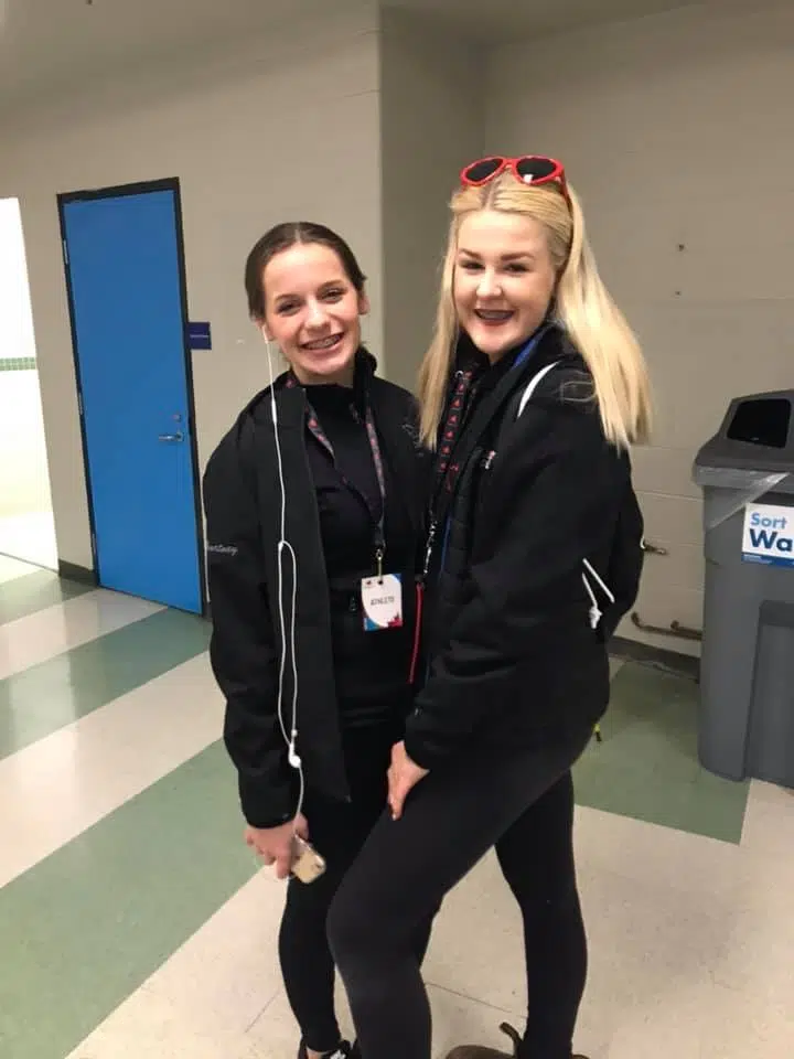 Two Stirling figure skaters at provincials