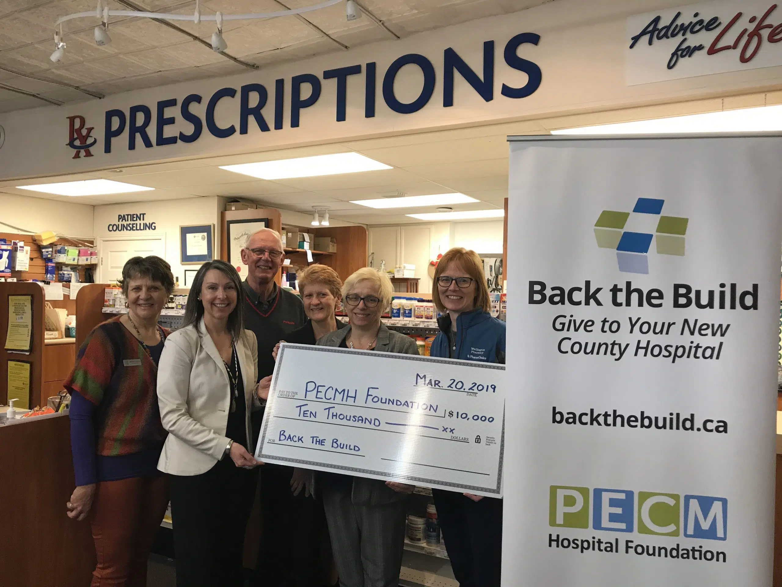 Wellington pharmacy makes five year commitment to new hospital