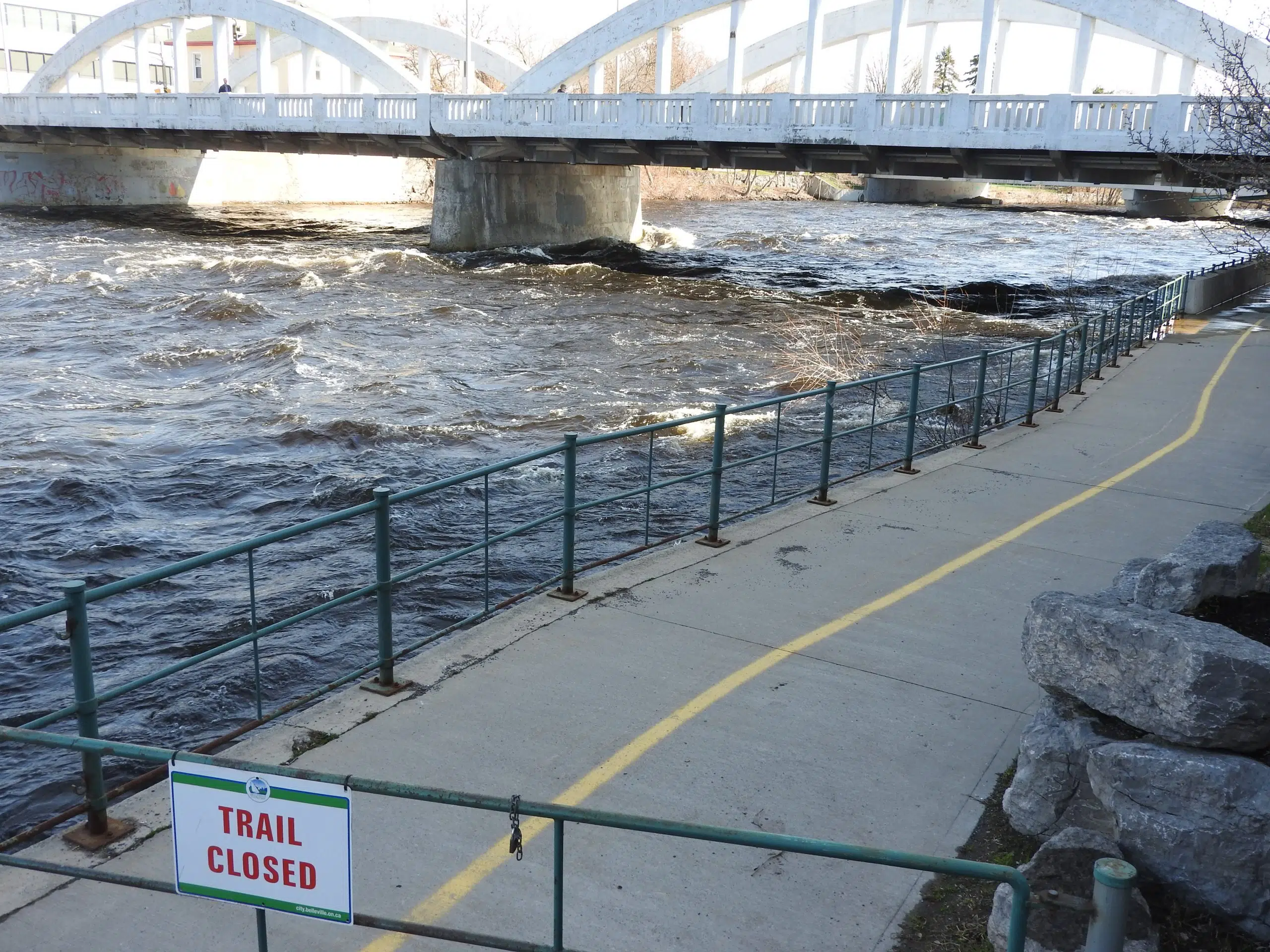 PHOTOS: High water hitting Quinte