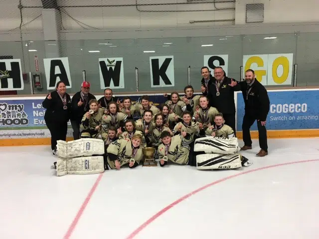 Quinte West Peewees win OHF