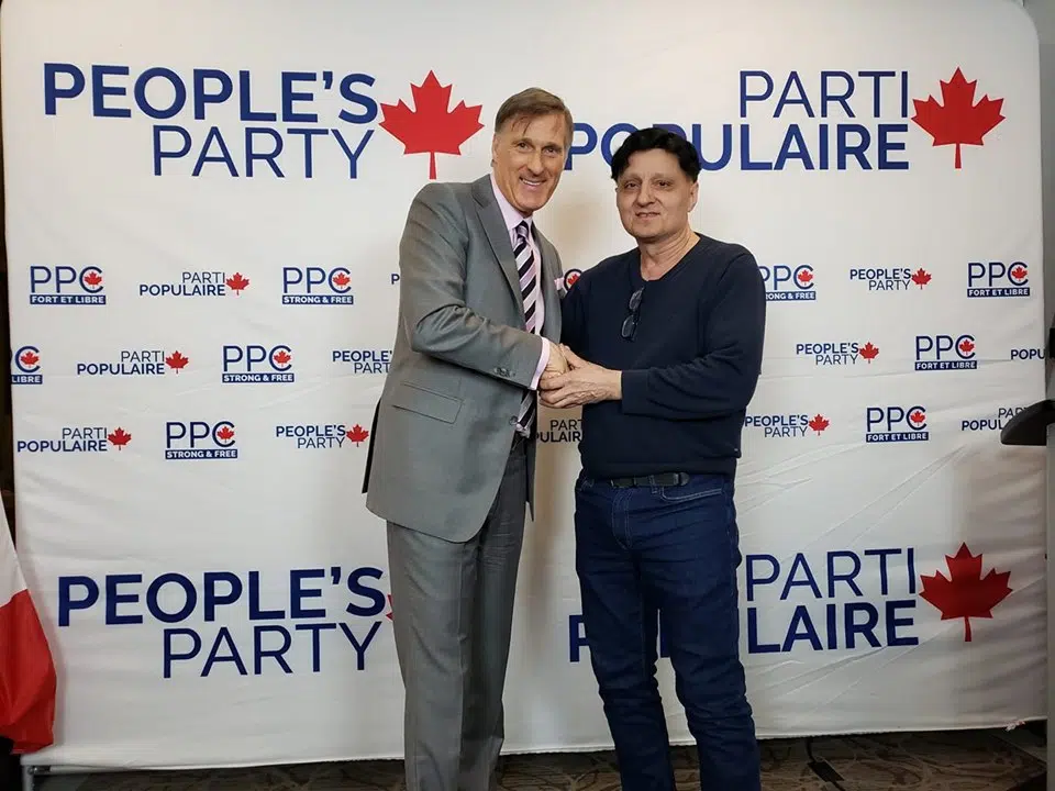 The People's Party has a Bay of Quinte candidate