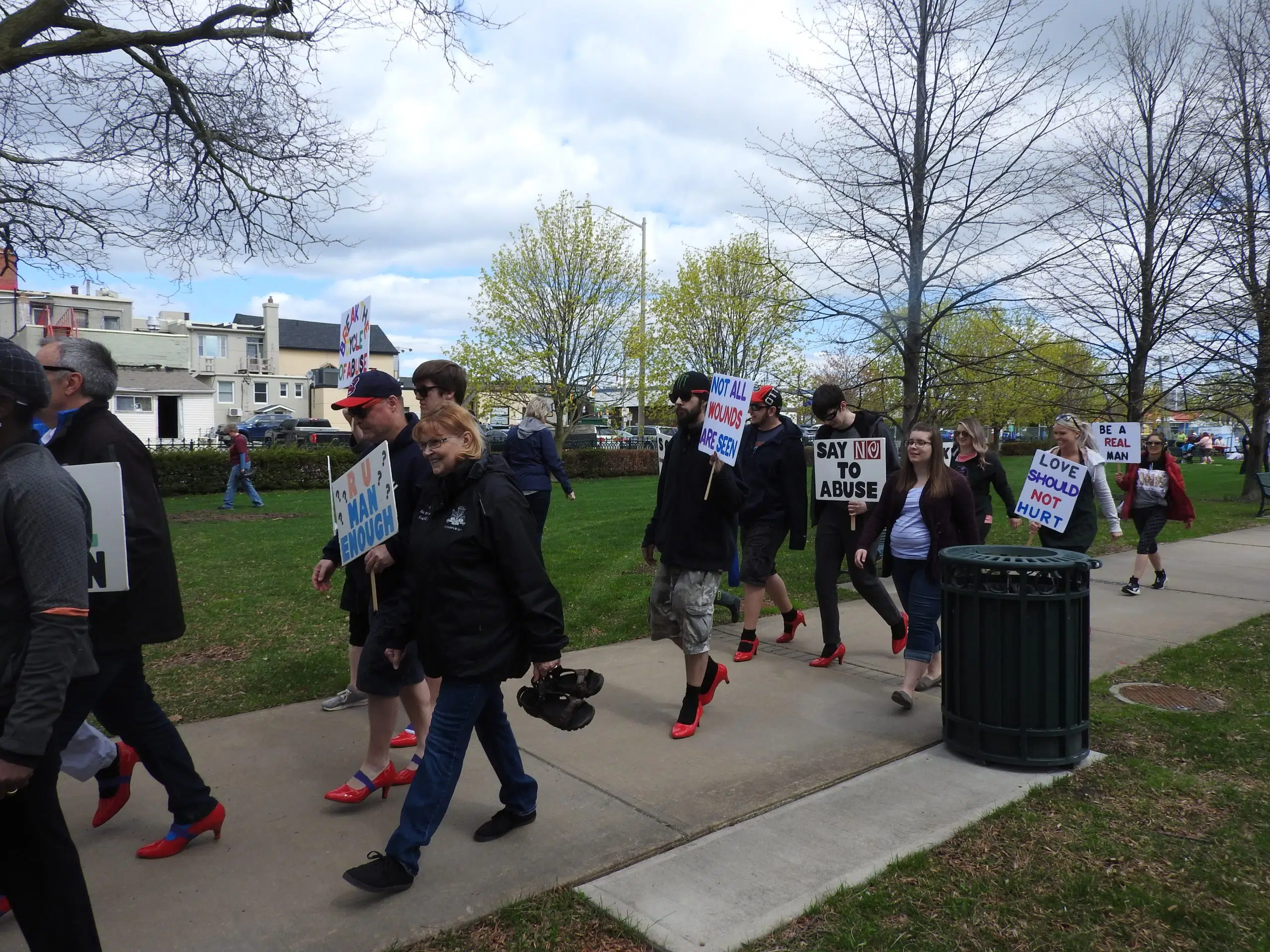 Walk a mile in her shoes 