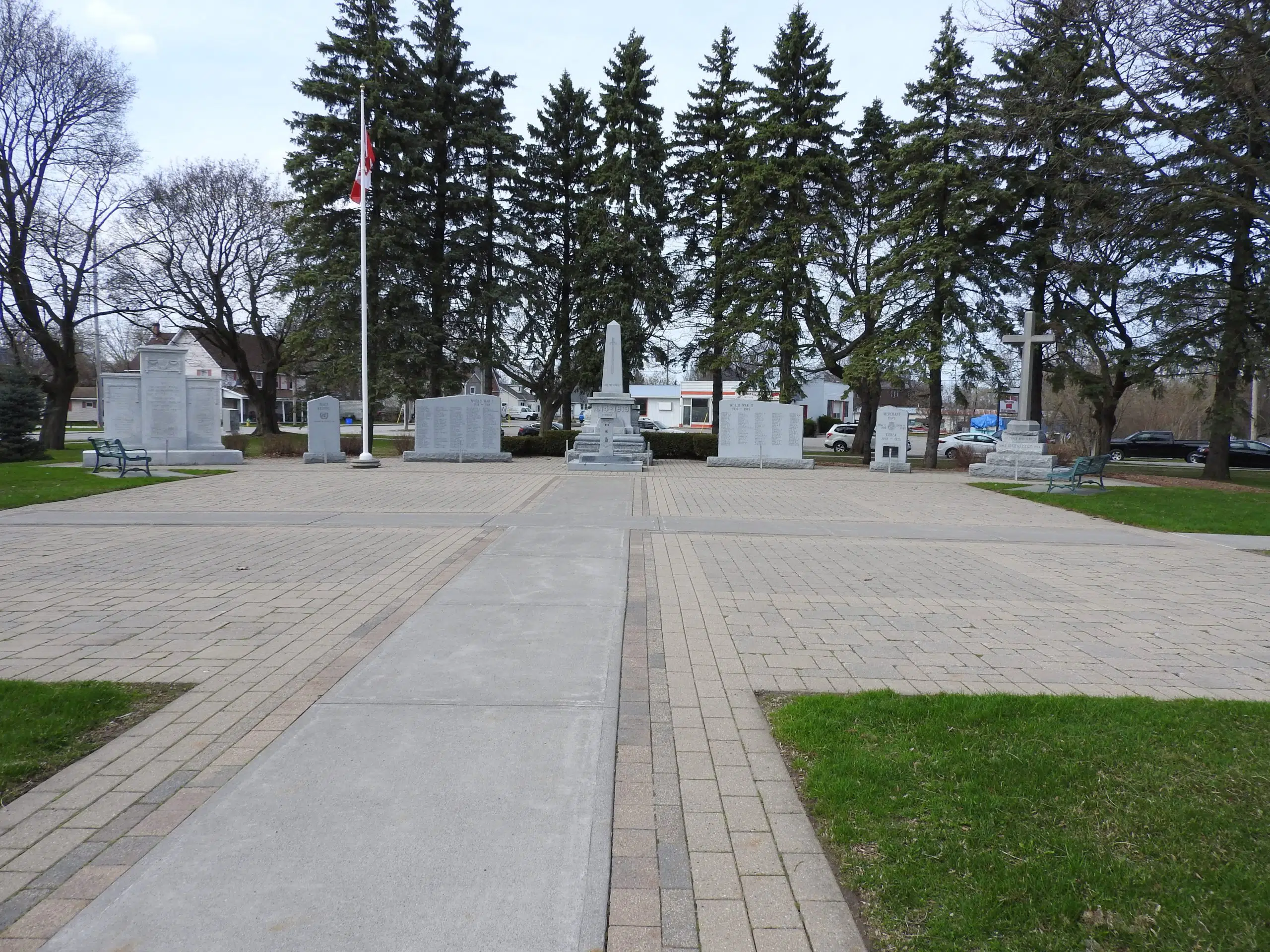 Ceremony at Belleville cenotaph on Sunday