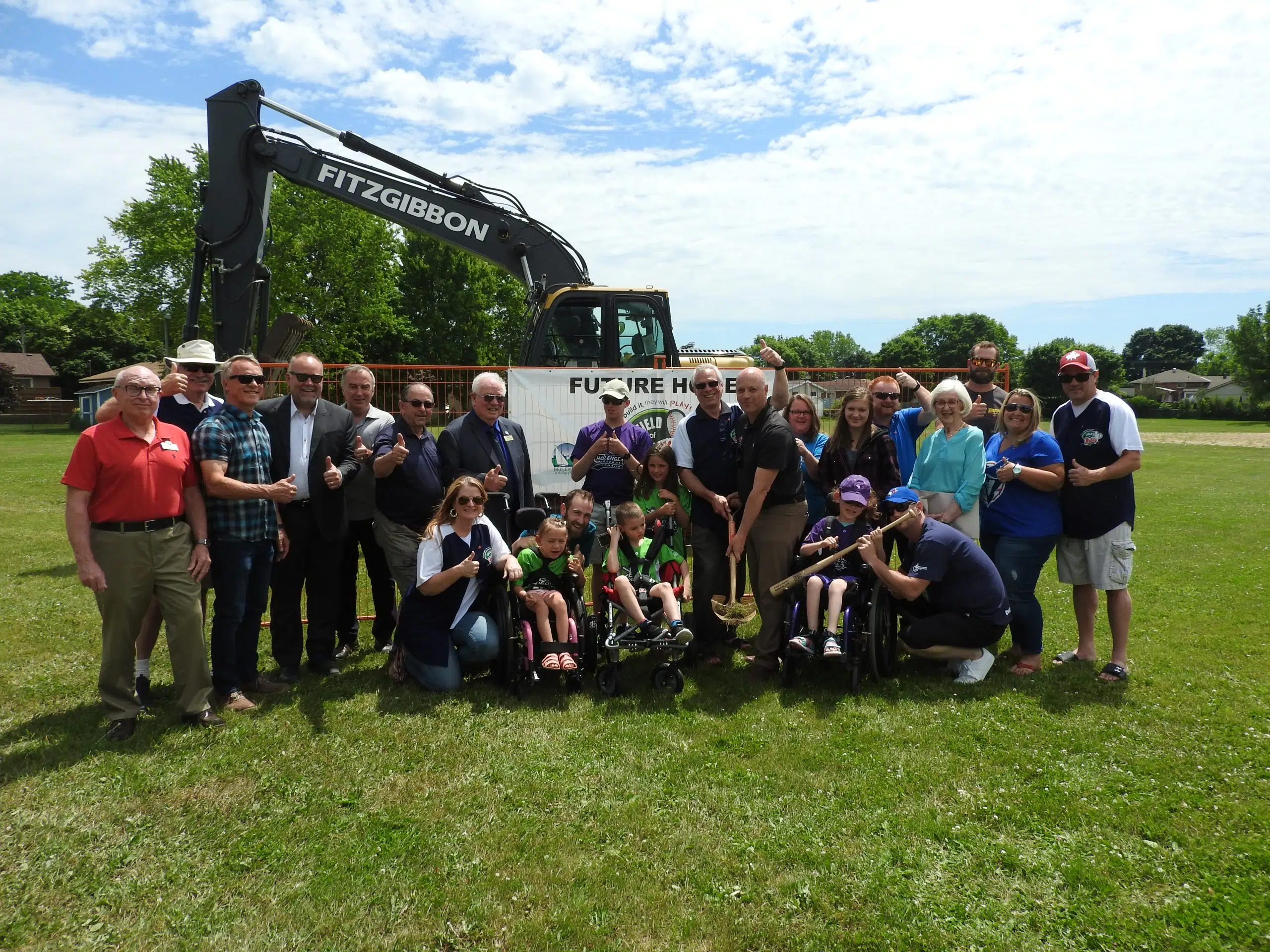 Ground has broken on the Field of Ability initiative in Belleville