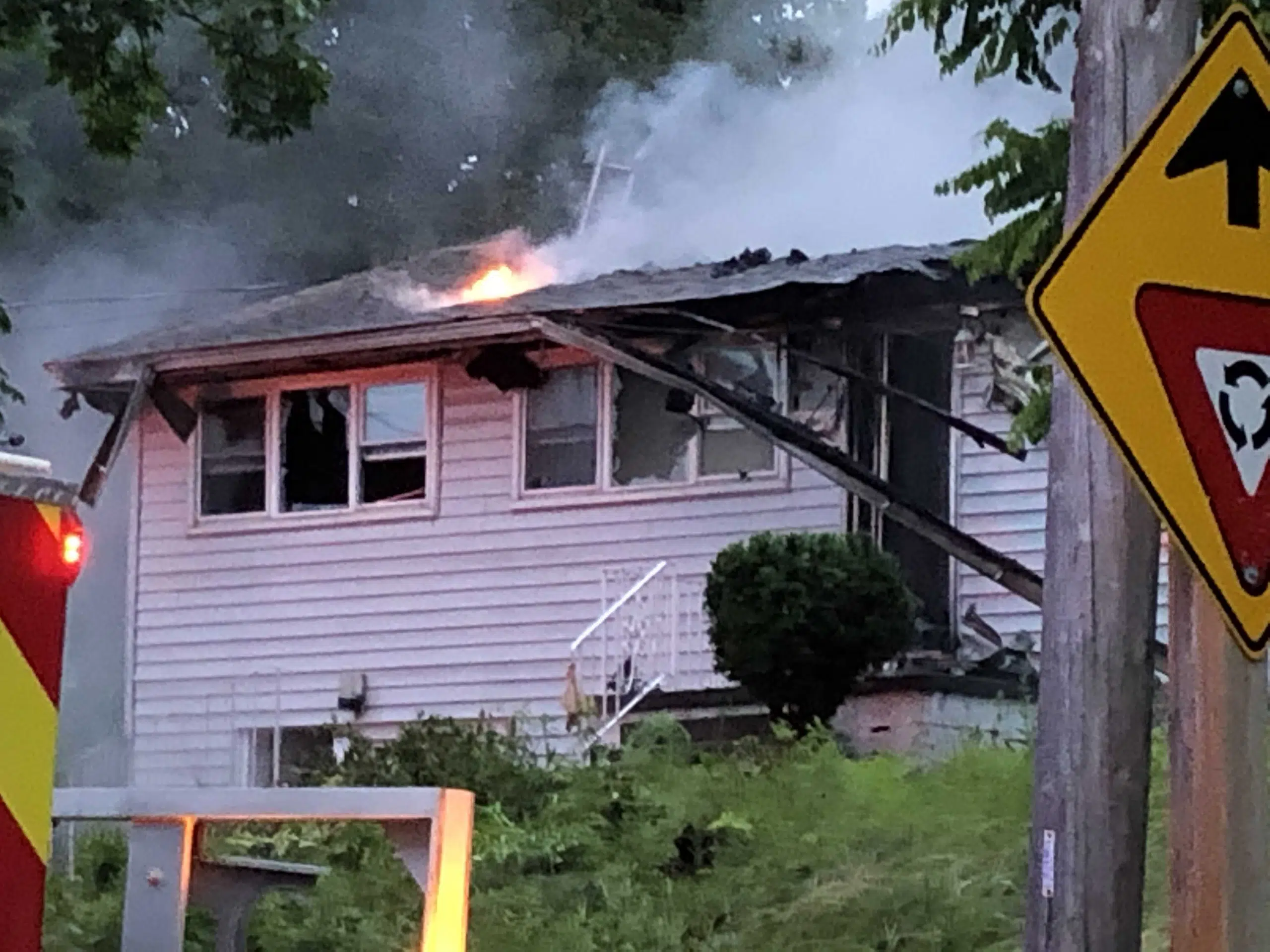 6 a.m. UPDATE: early morning house fire in Quinte West