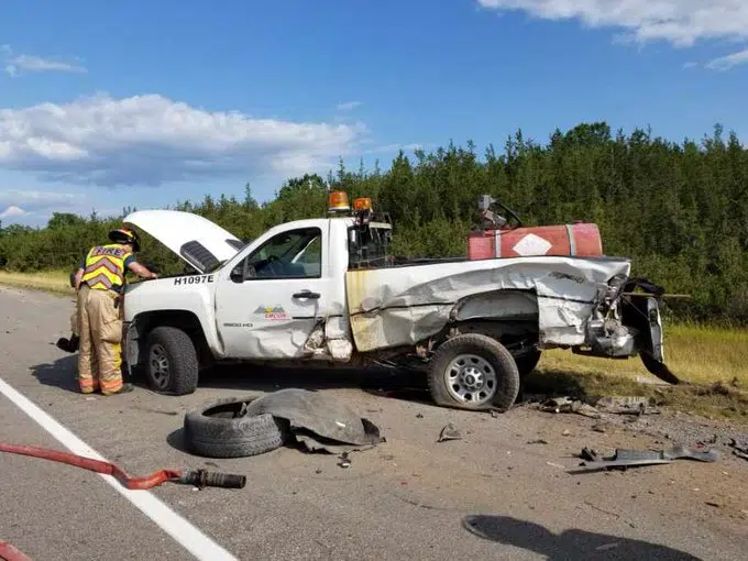 UPDATE: Highway 401 opens after two-vehicle crash, minor injuries reported