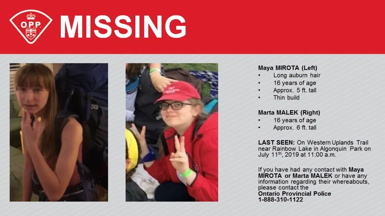 Missing in Algonquin Park