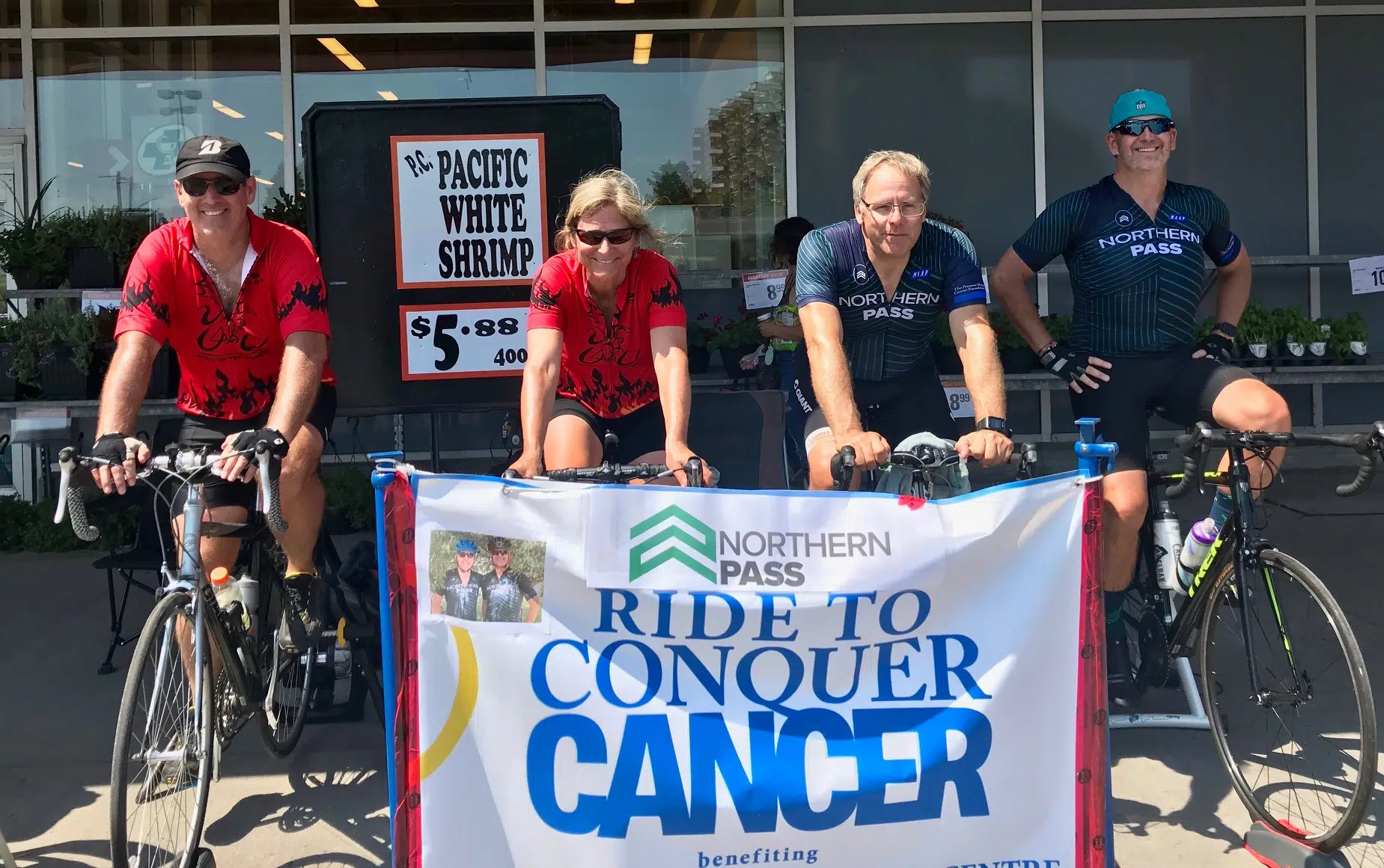 Cycling to fight cancer 