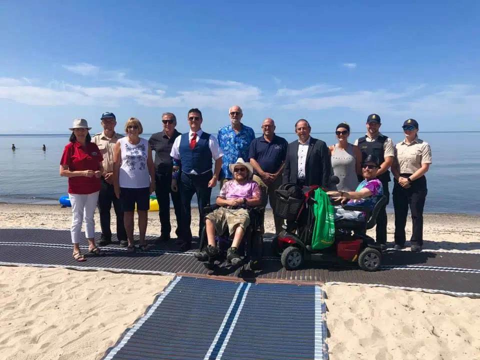 New mobility mat makes North Beach accessible for everyone