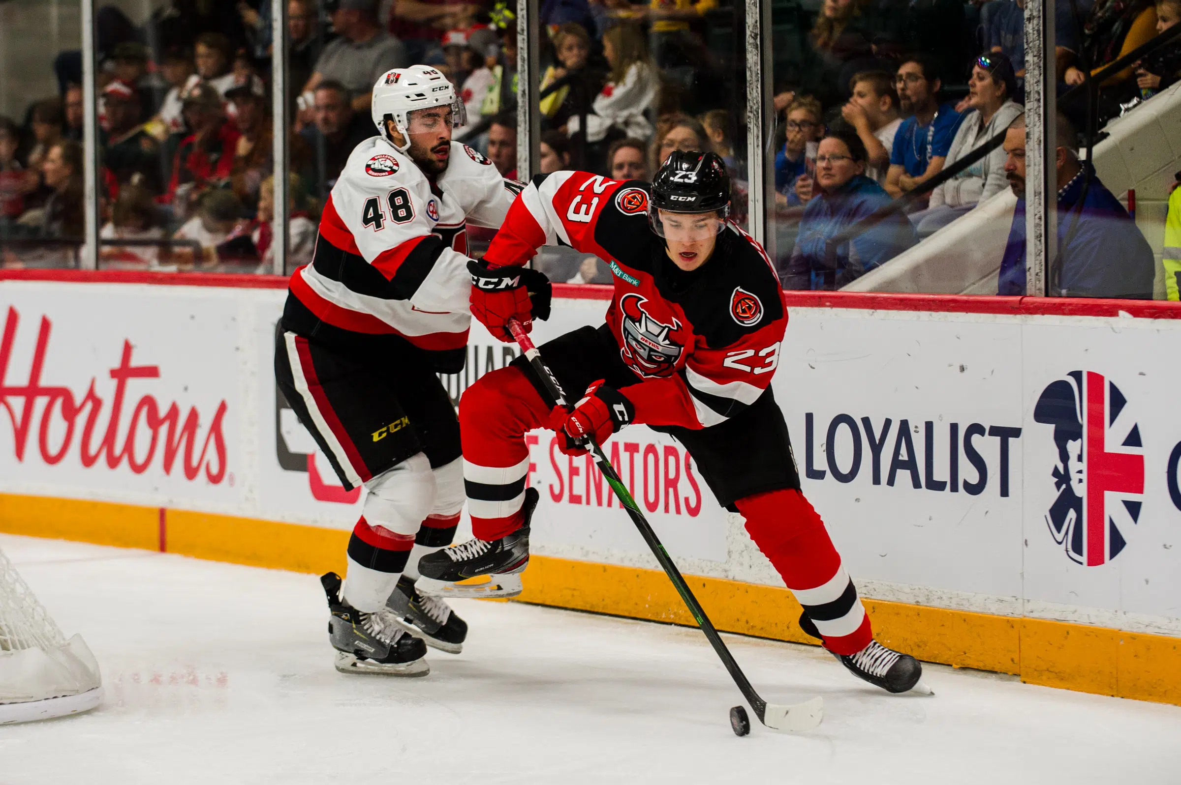 Devils spoil B-Sens home opener