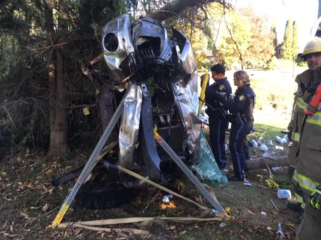 Car versus pole