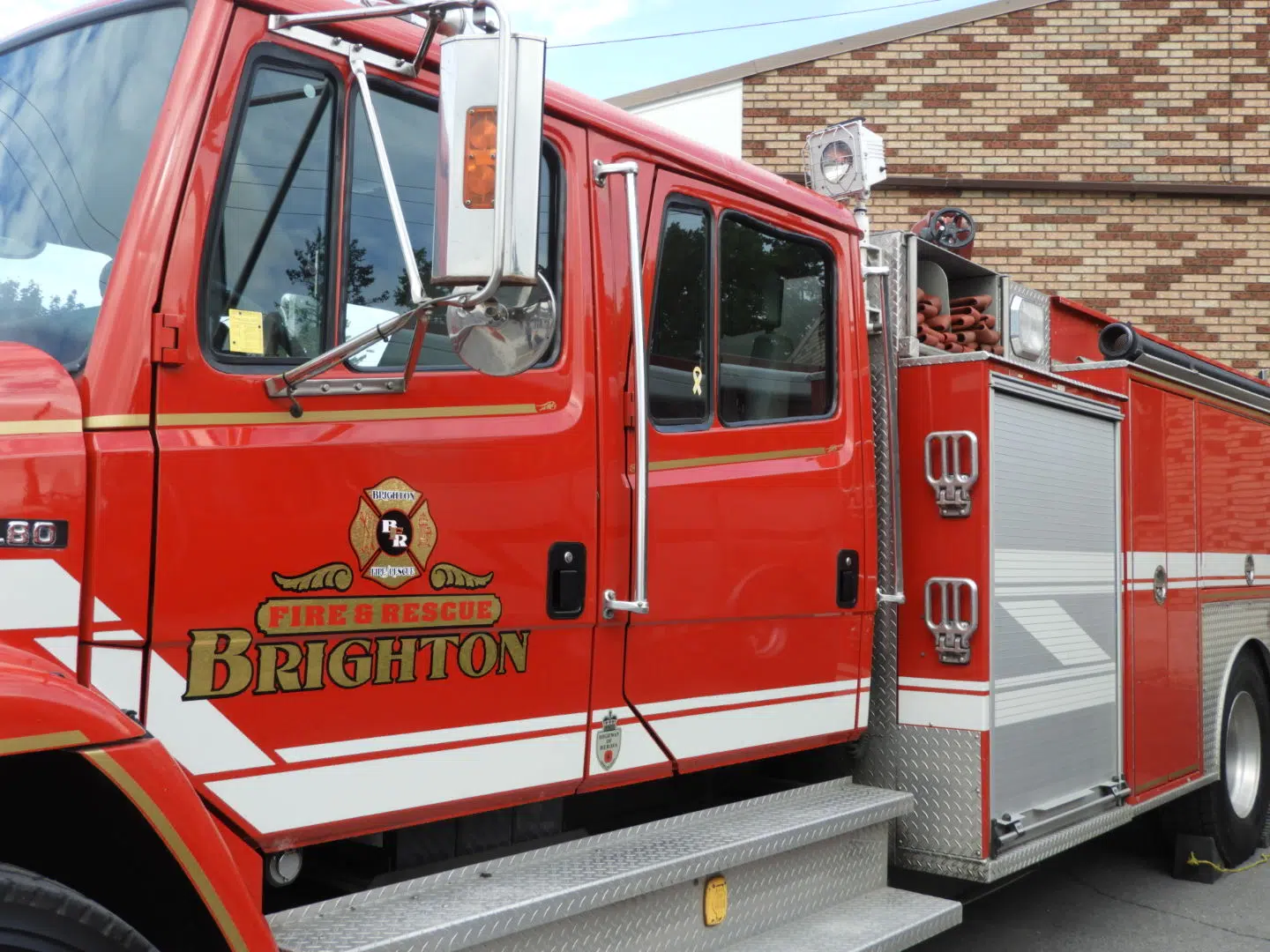 Garage fire in Brighton