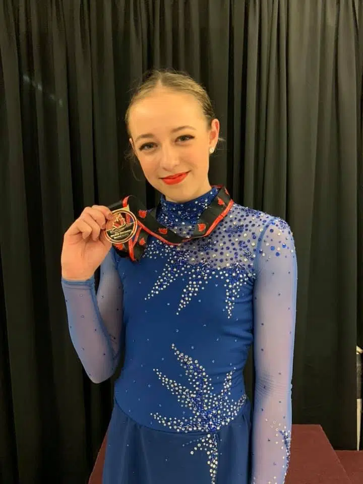 Local girl wins gold at Paris Autumn Skate last weekend