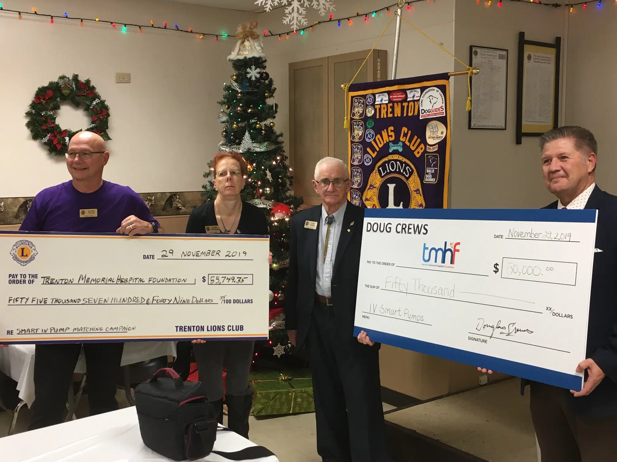 Trenton Lions Club raises money for TMHF 