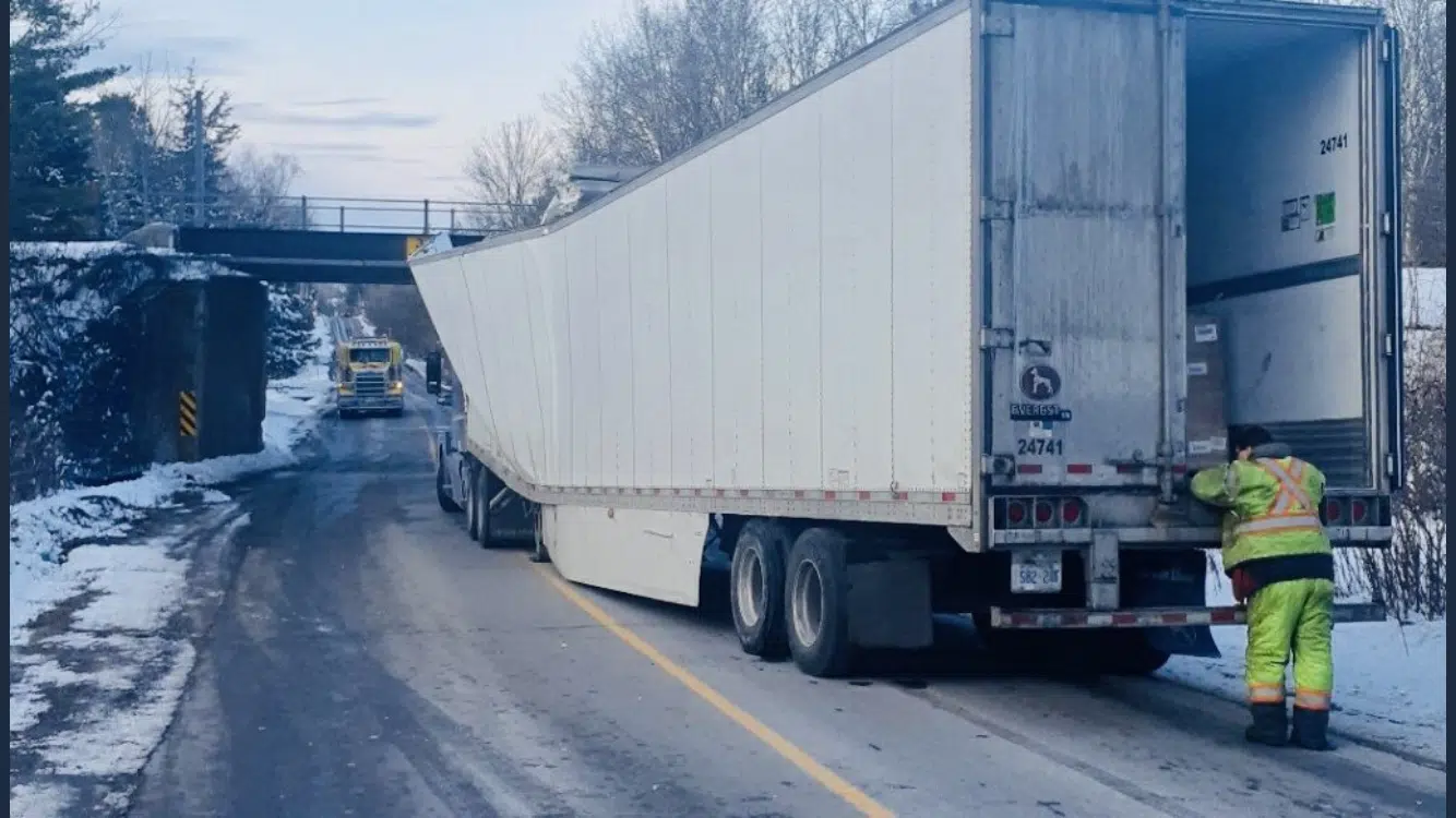 Driver charged following collision with CP Rail bridge