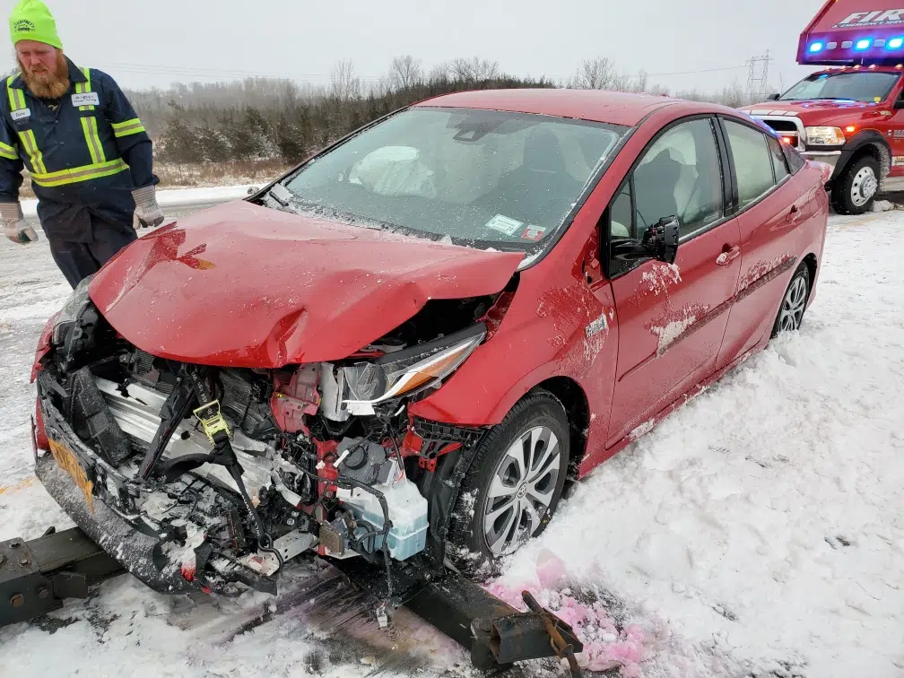 Snowfall leads to numerous collisions in Quinte West