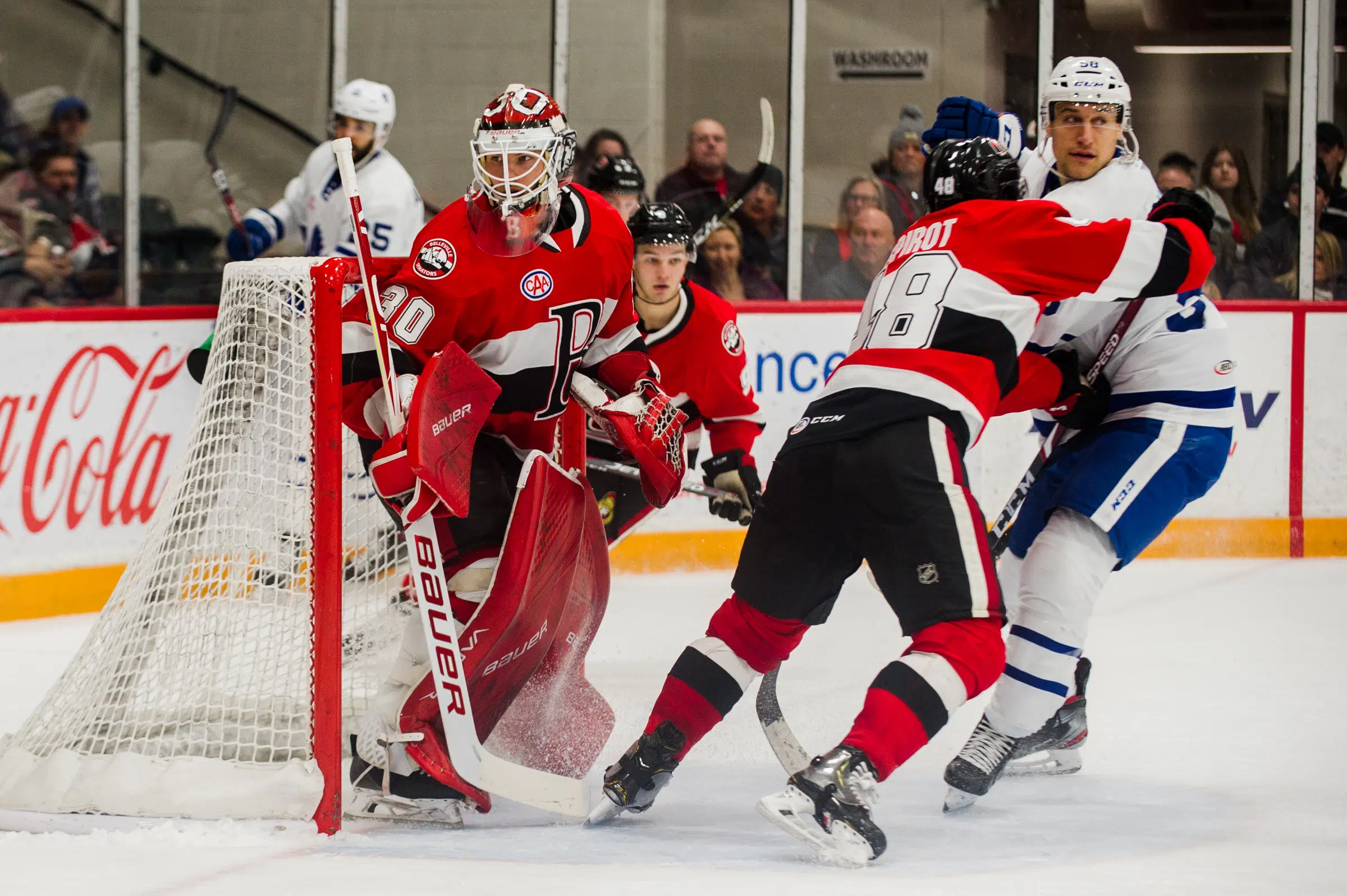 B-Sens head into holiday break with home ice loss to Marlies