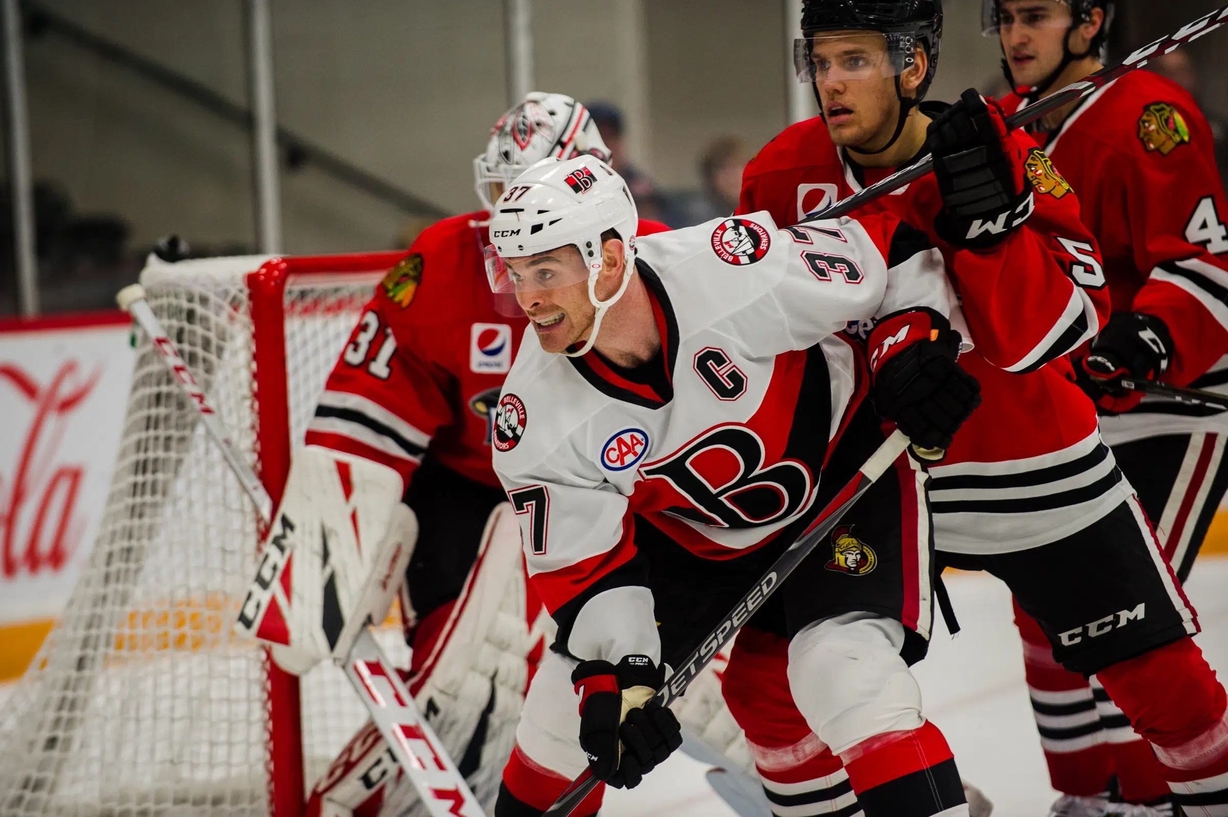 Szwarz sends B-Sens to victory in first ever meeting with IceHogs