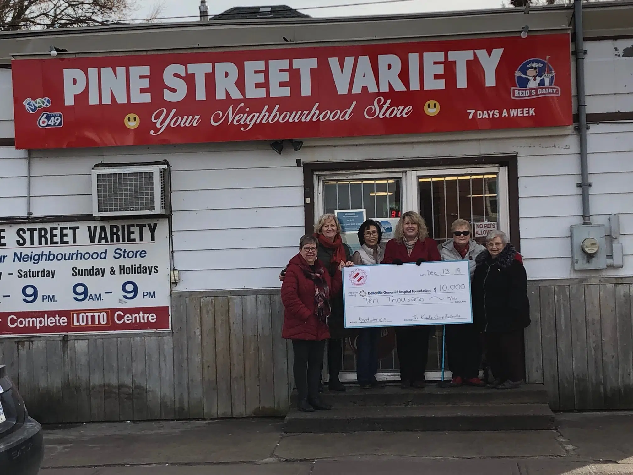 Belleville Kinettes donate to improve health care